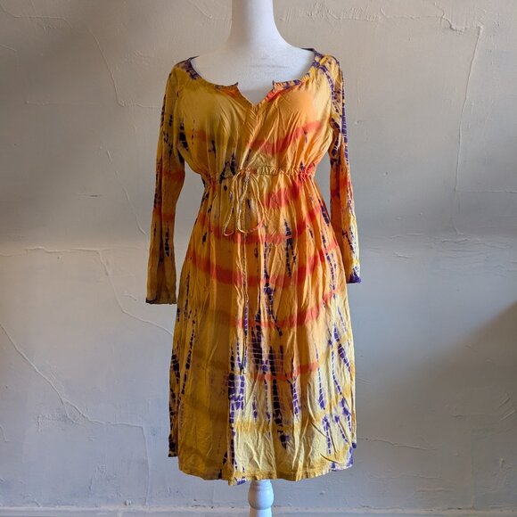 RARE lucky brand tie dye dress ASO alex russo wizards of waverly place (XL) - Picture 3 of 8